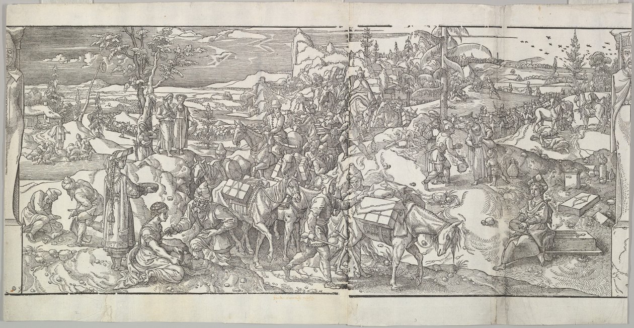 Karavaanin kulku friisistä Ces Moeurs et fachons de faire de Turcz Customs ..., 1553. tekijältä Unbekannt