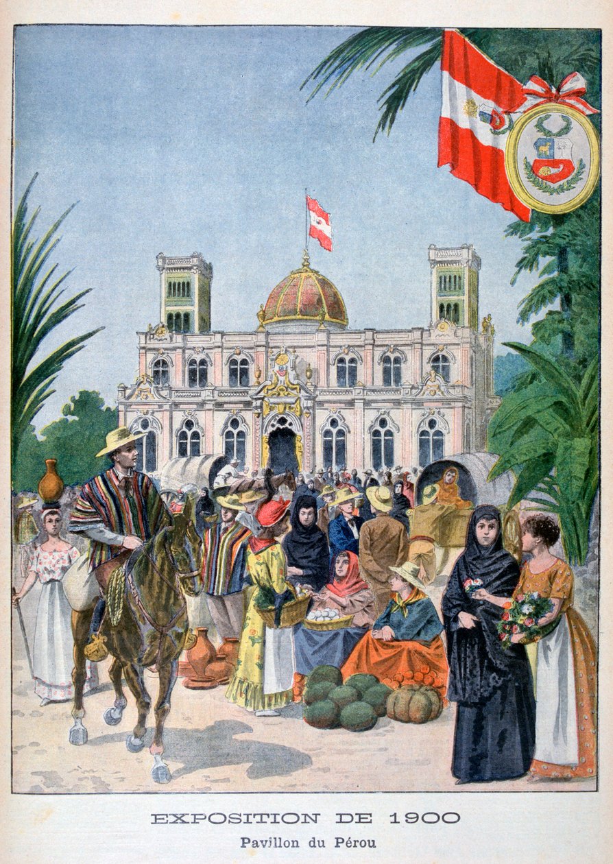 Perun paviljonki vuoden 1900 yleisnäyttelyssä, Pariisi, 1900 tekijältä Unbekannt