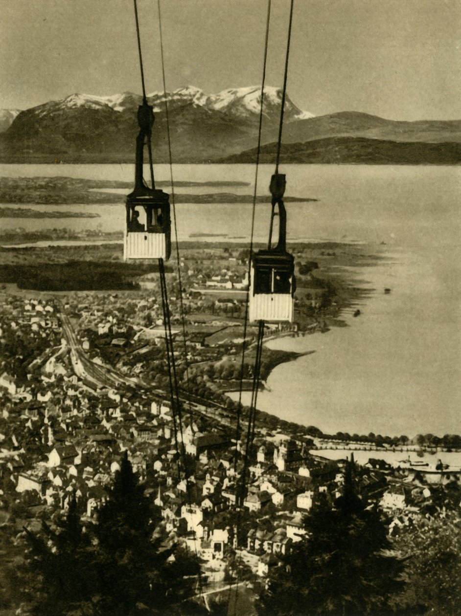 Pfänderbahnin köysirata, Bregenz, Itävalta, 1935. tekijältä Unbekannt