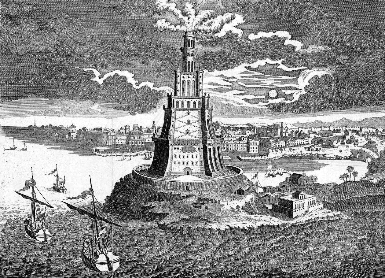 Aleksandrian Pharos, 1700-luku tekijältä Unbekannt