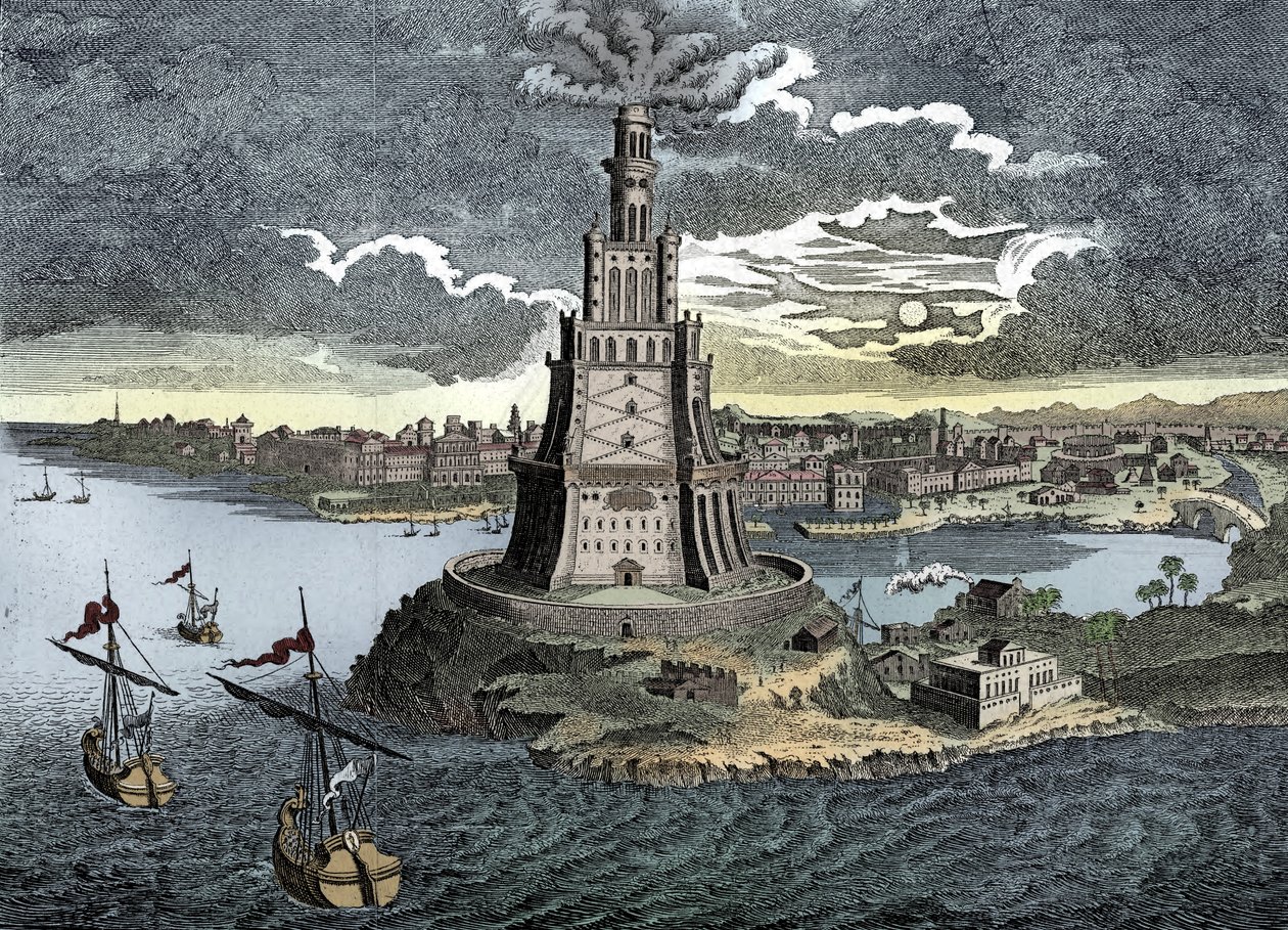 Aleksandrian Pharos, 1700-luku tekijältä Unbekannt