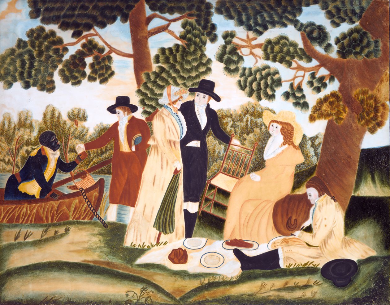 Piknik, n. 1800. tekijältä Unbekannt