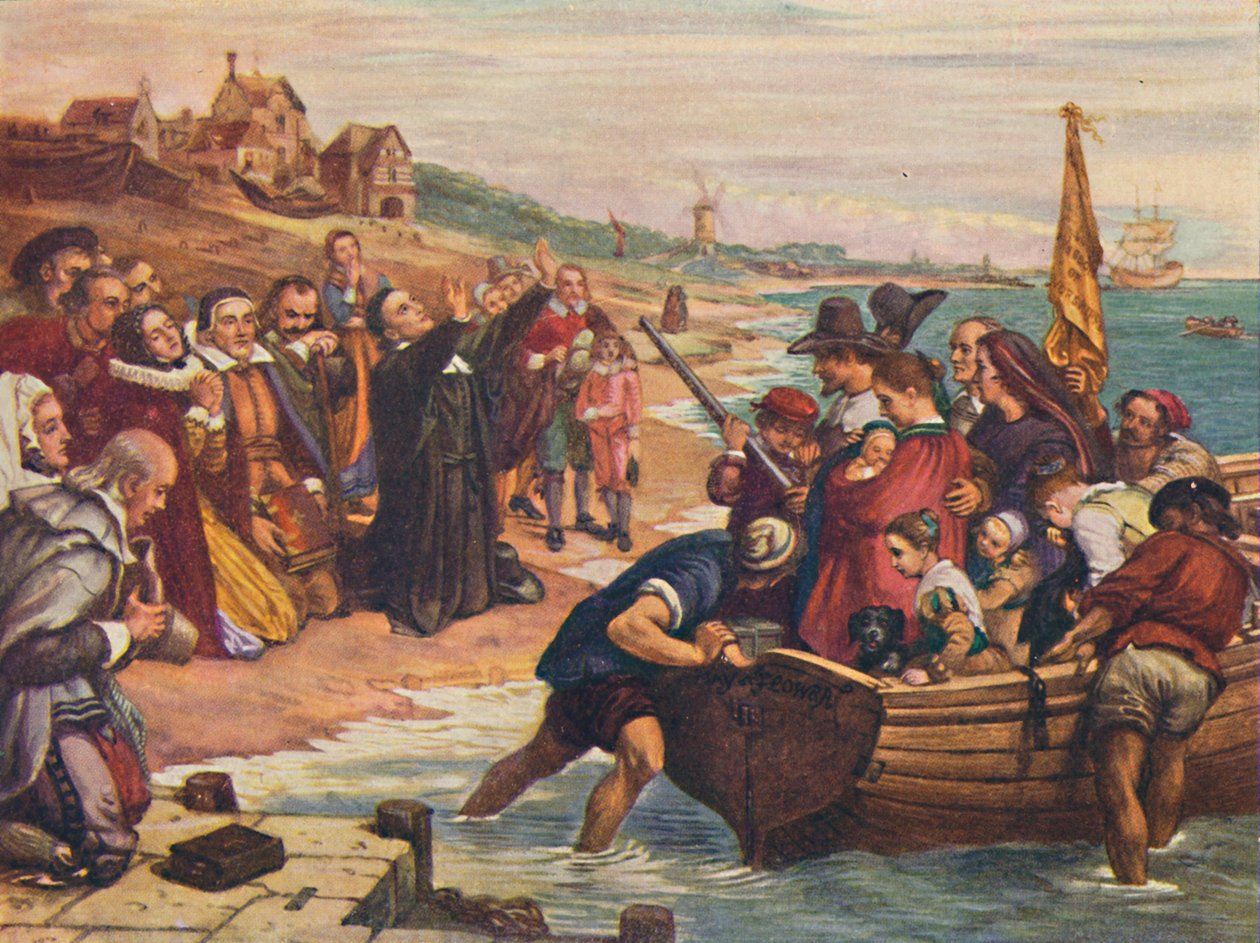 Pilgrim Fathers, 1916 tekijältä Unbekannt