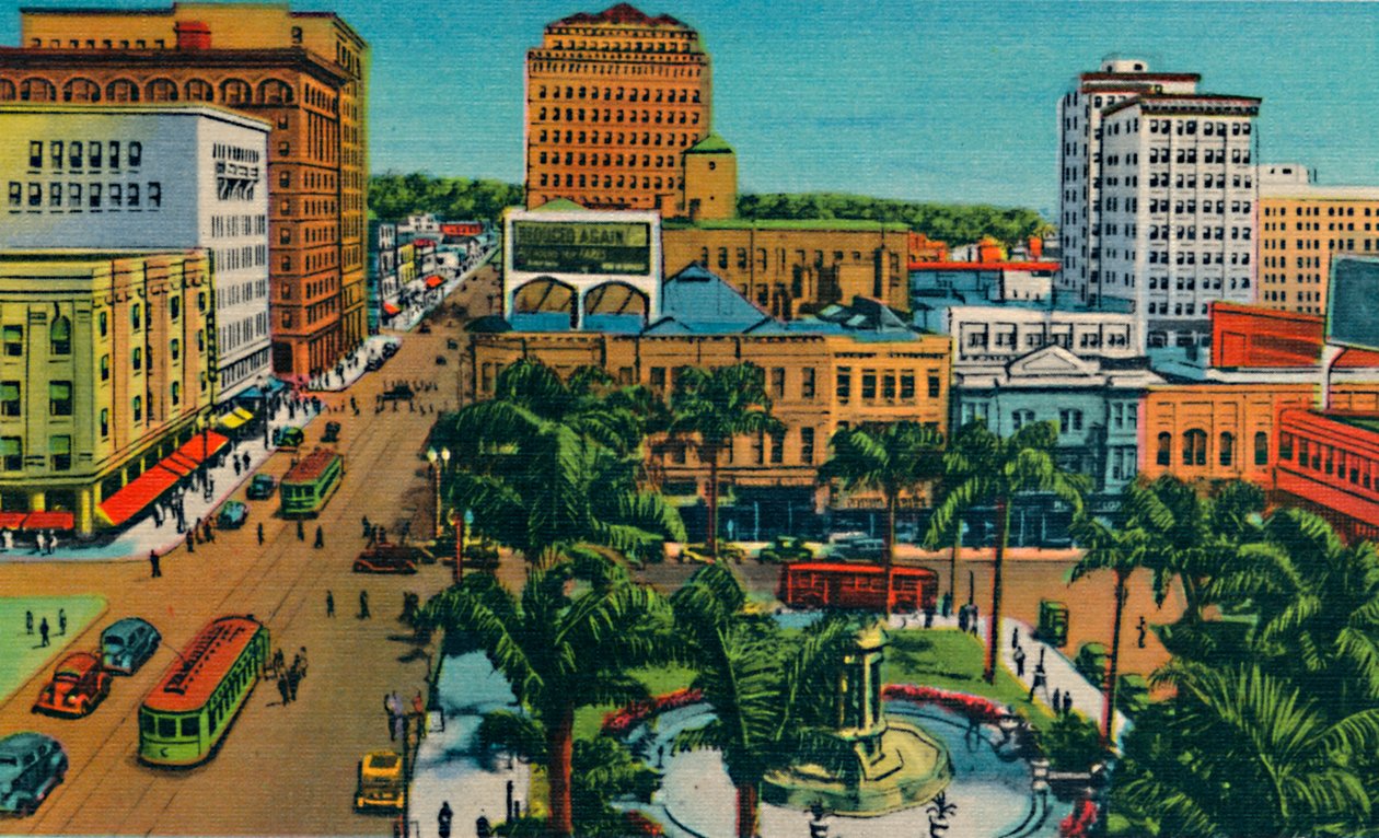 Plaza. San Diego, Kalifornia, 1941 tekijältä Unbekannt