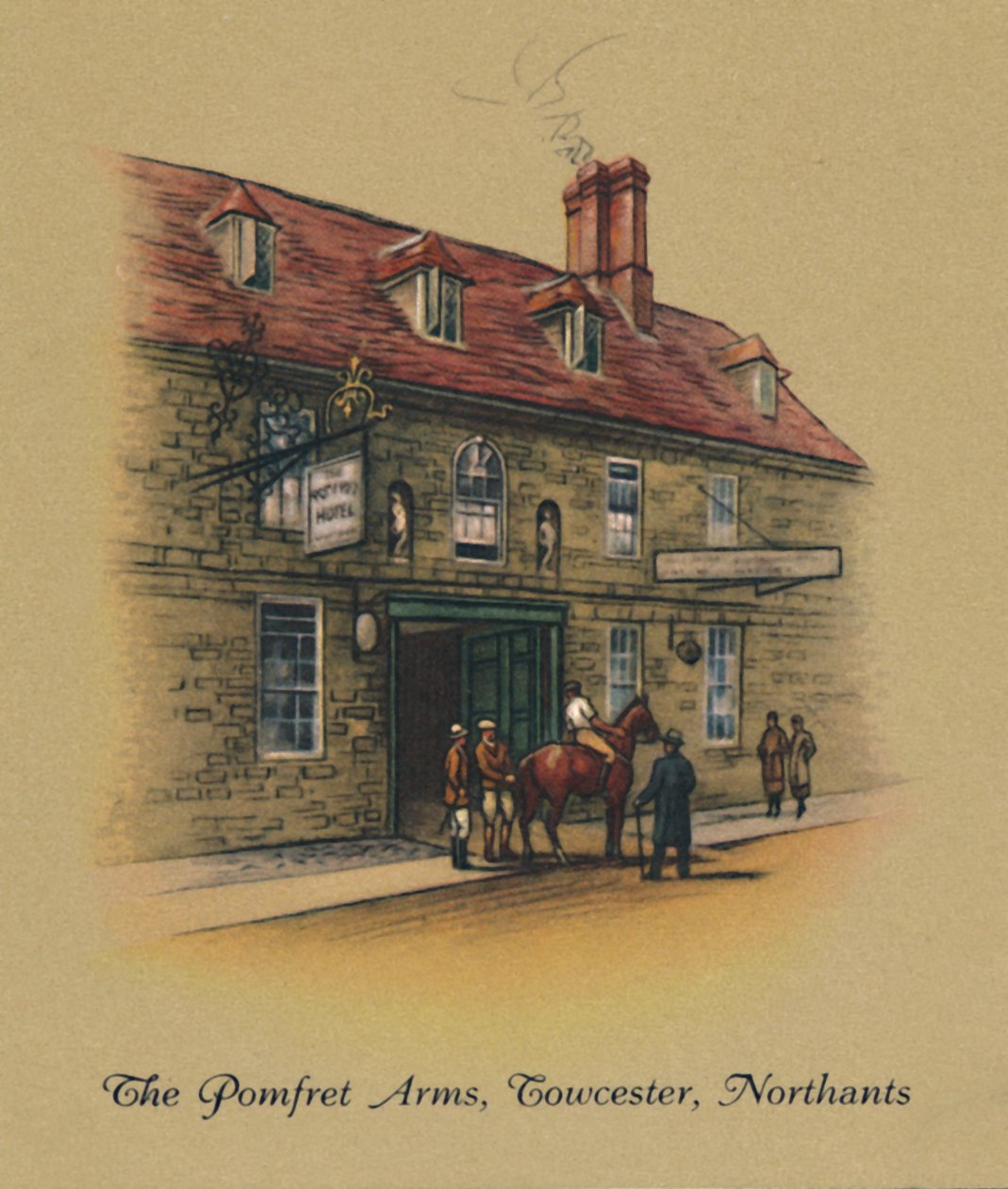 The Pomfret Arms, Towcester, Northants, 1939 tekijältä Unbekannt