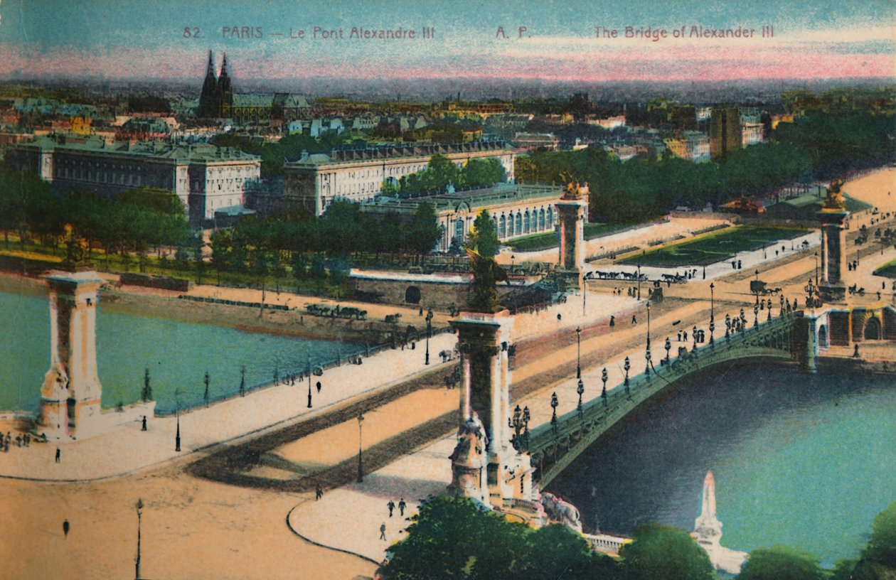 Pont Alexandre III, Pariisi, 1920 tekijältä Unbekannt