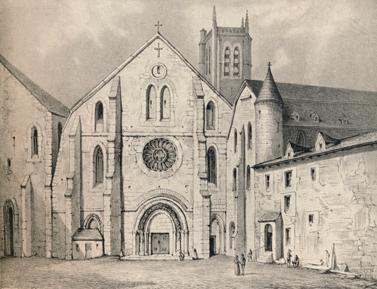 St Genevieven luostariportaali, 1915 tekijältä Unbekannt