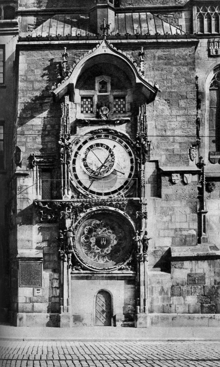 Prahan astronominen kello, Tšekkoslovakia, 1930-luku tekijältä Unbekannt