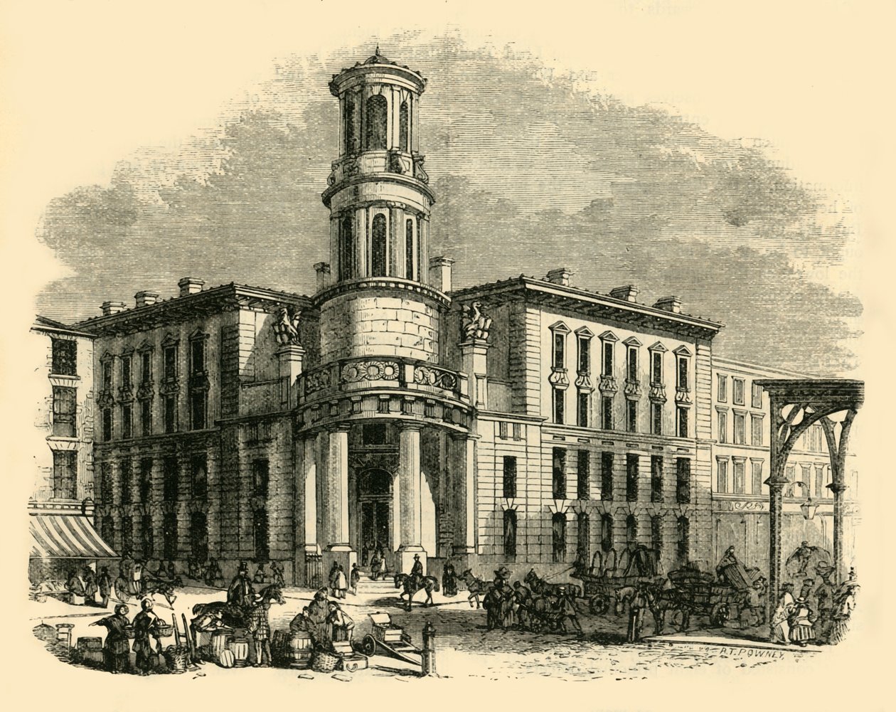The Present Coal Exchange, c1872. tekijältä Unbekannt