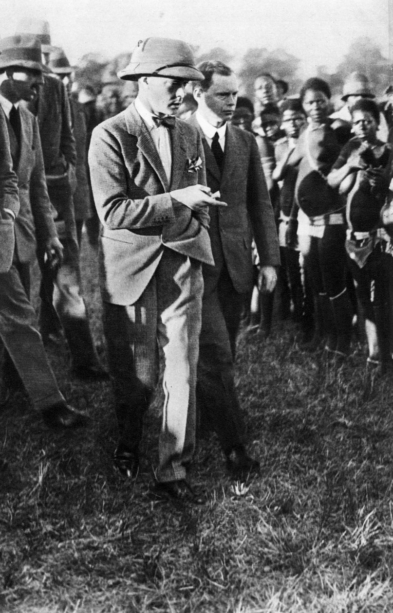 Walesin prinssi ja Usuta-tanssijaryhmä, Zulumaa, 1925 tekijältä Unbekannt