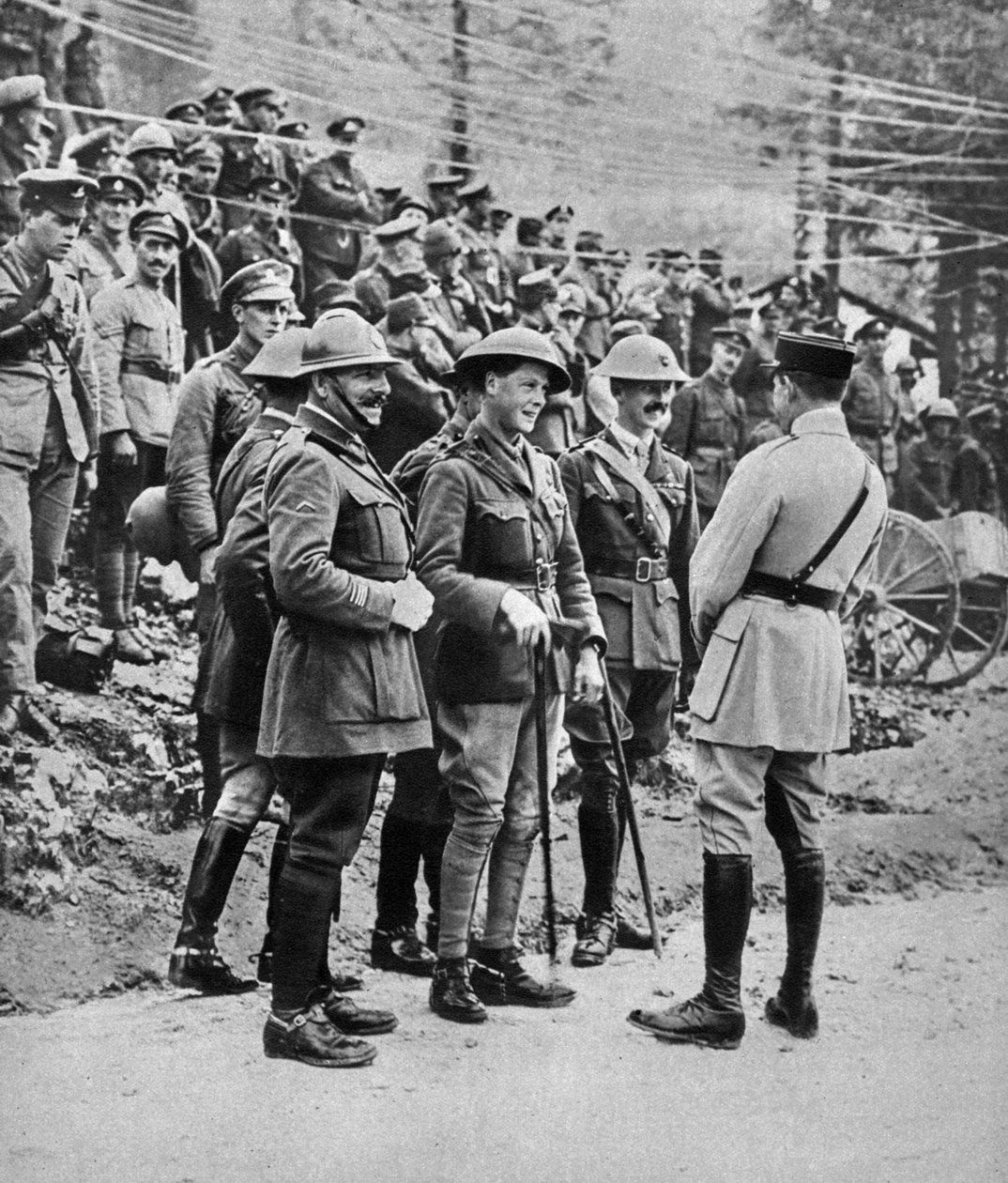 Walesin prinssi Italian rintamalla, 1917 tekijältä Unbekannt