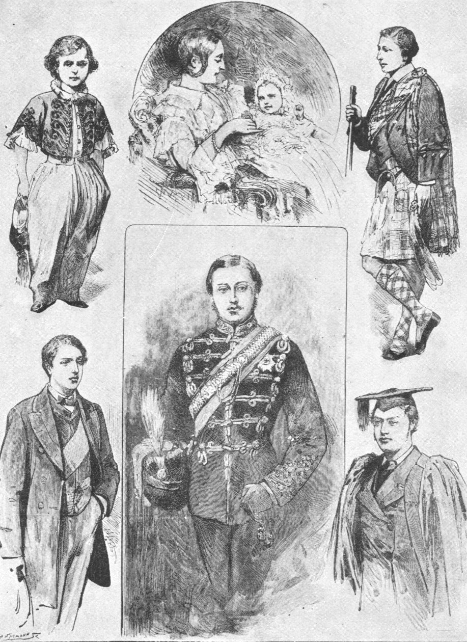 Walesin prinssi alkuaikoinaan, 1901. tekijältä Unbekannt