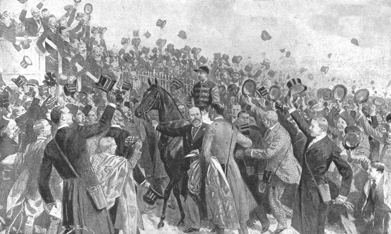 Prinssien ensimmäinen derby, 1896: Hänen kuninkaallinen korkeutensa johtaa Kaki, 1901. tekijältä Unbekannt