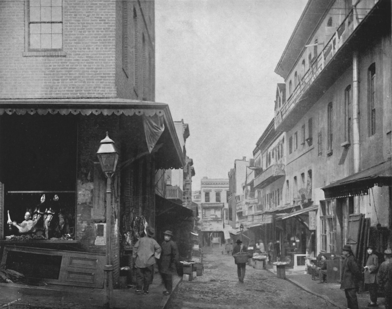 Provision Market, Chinatown, San Francisco, 1800-luku tekijältä Unbekannt