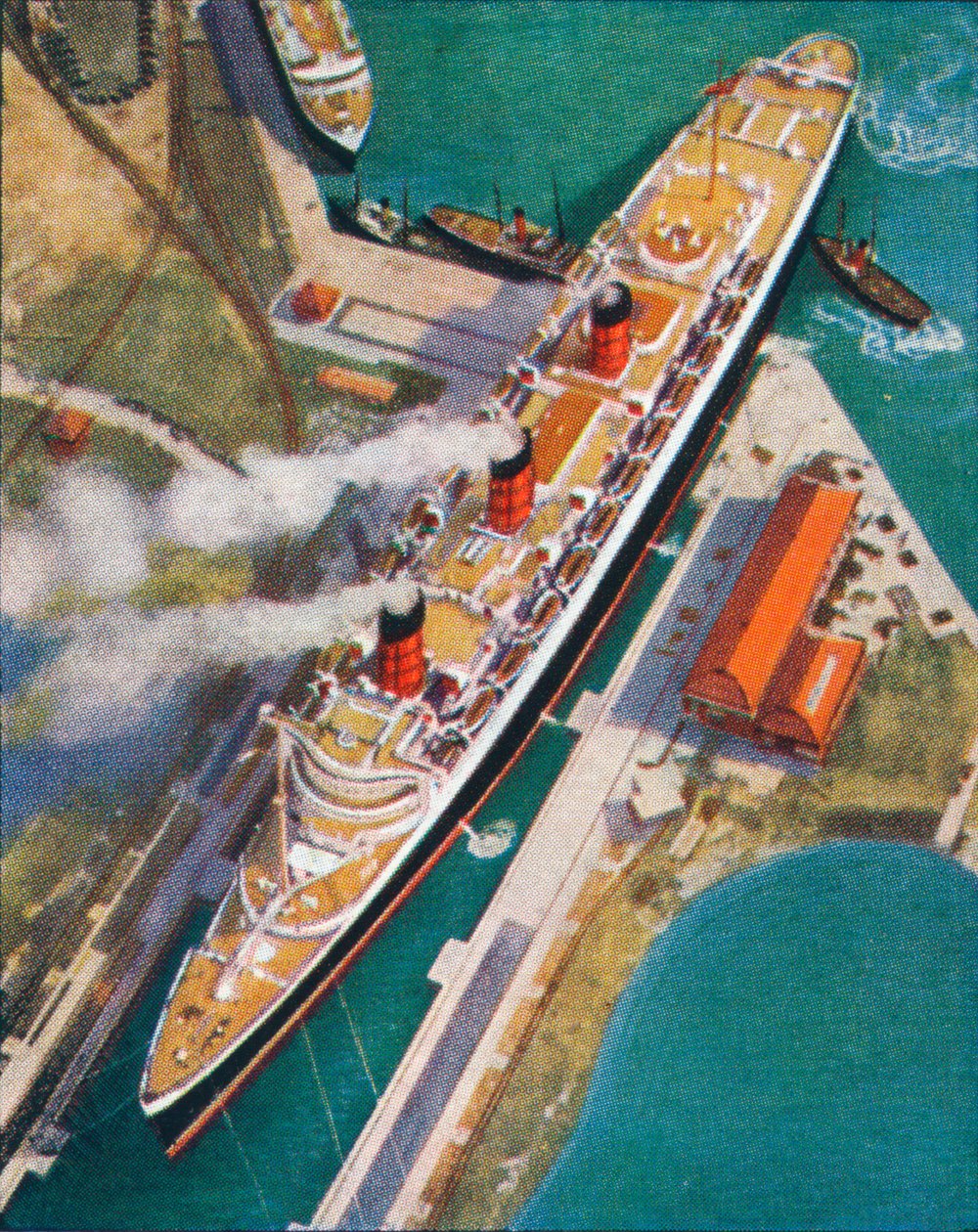Queen Mary Southamptonissa, 1938 tekijältä Unbekannt