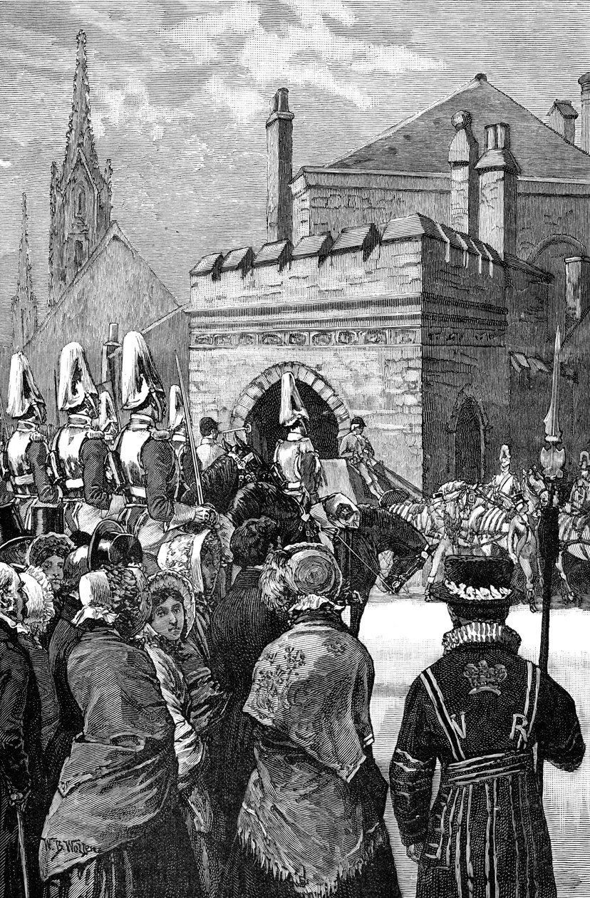 Kuningatar avaa eduskunnan, 1846, 1900 tekijältä Unbekannt