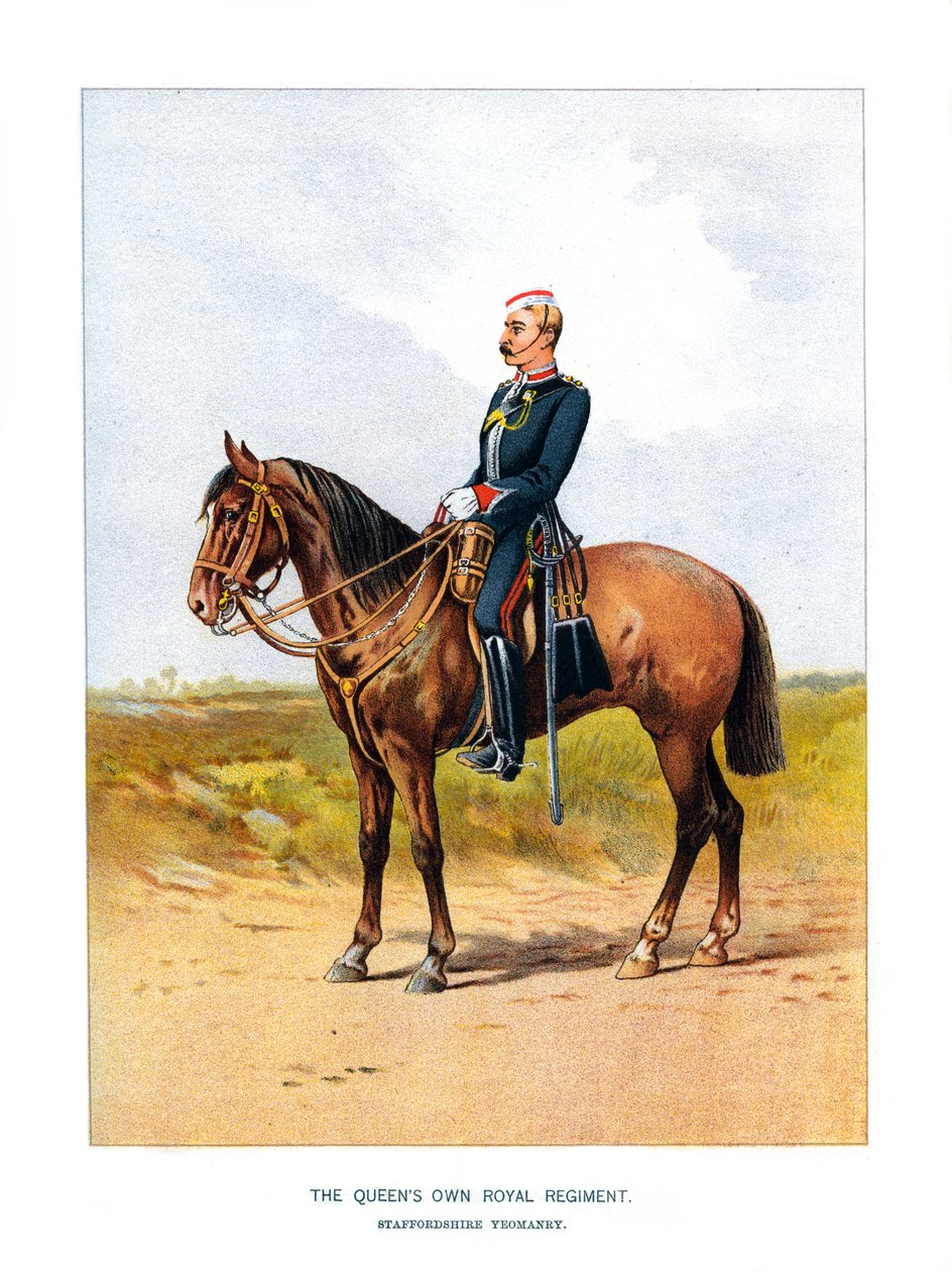 Queens Own Royal Regiment, Staffordshire Yeomanry, 1890 tekijältä Unbekannt
