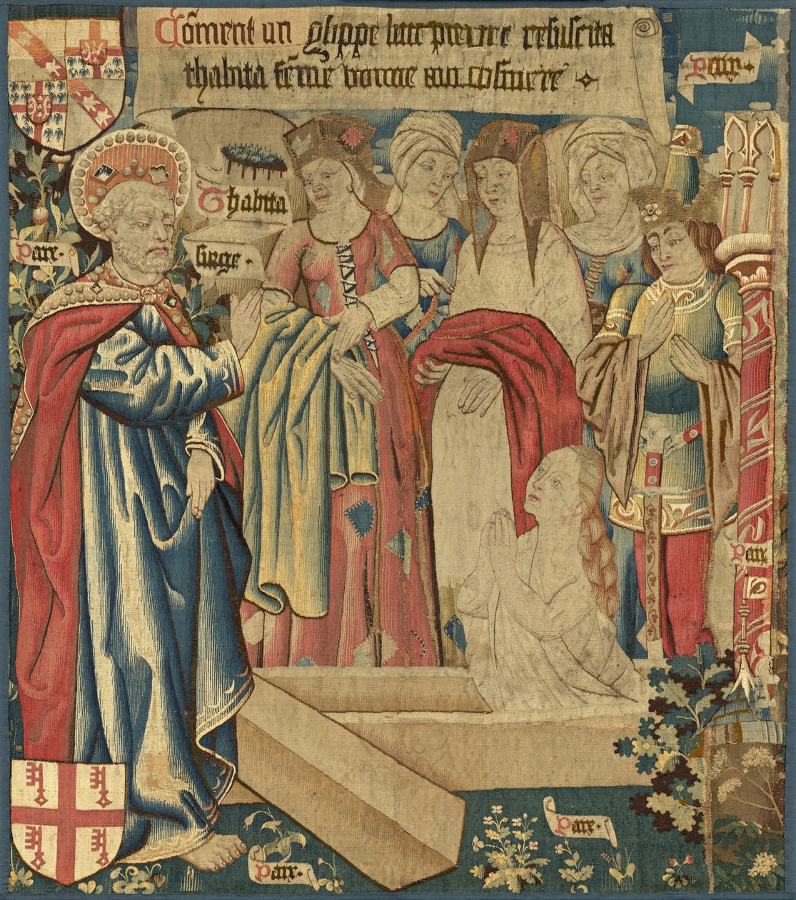 Tabithan herättäminen, n. 1460. tekijältä Unbekannt