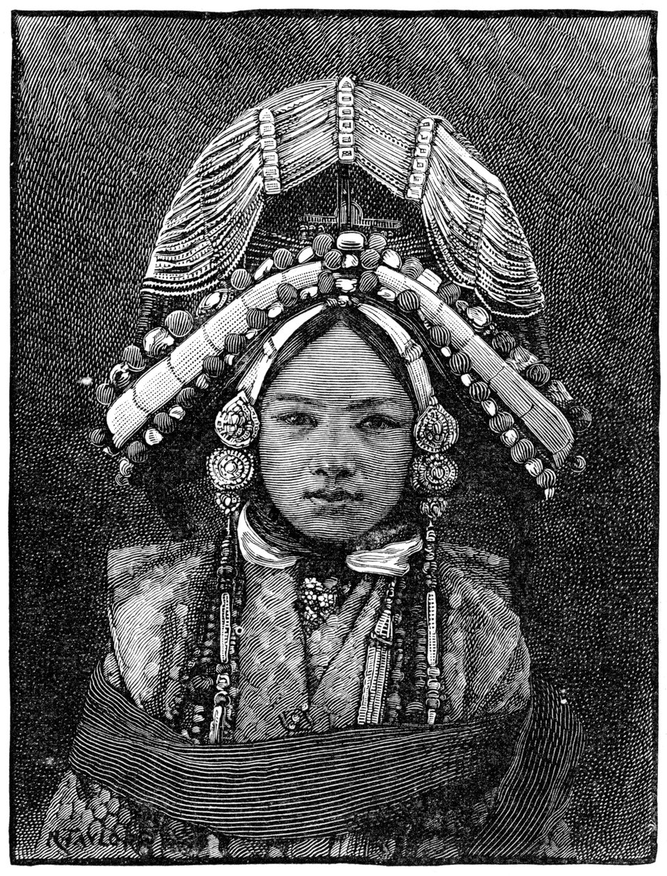 Sikkimin Ranee, 1889 tekijältä Unbekannt