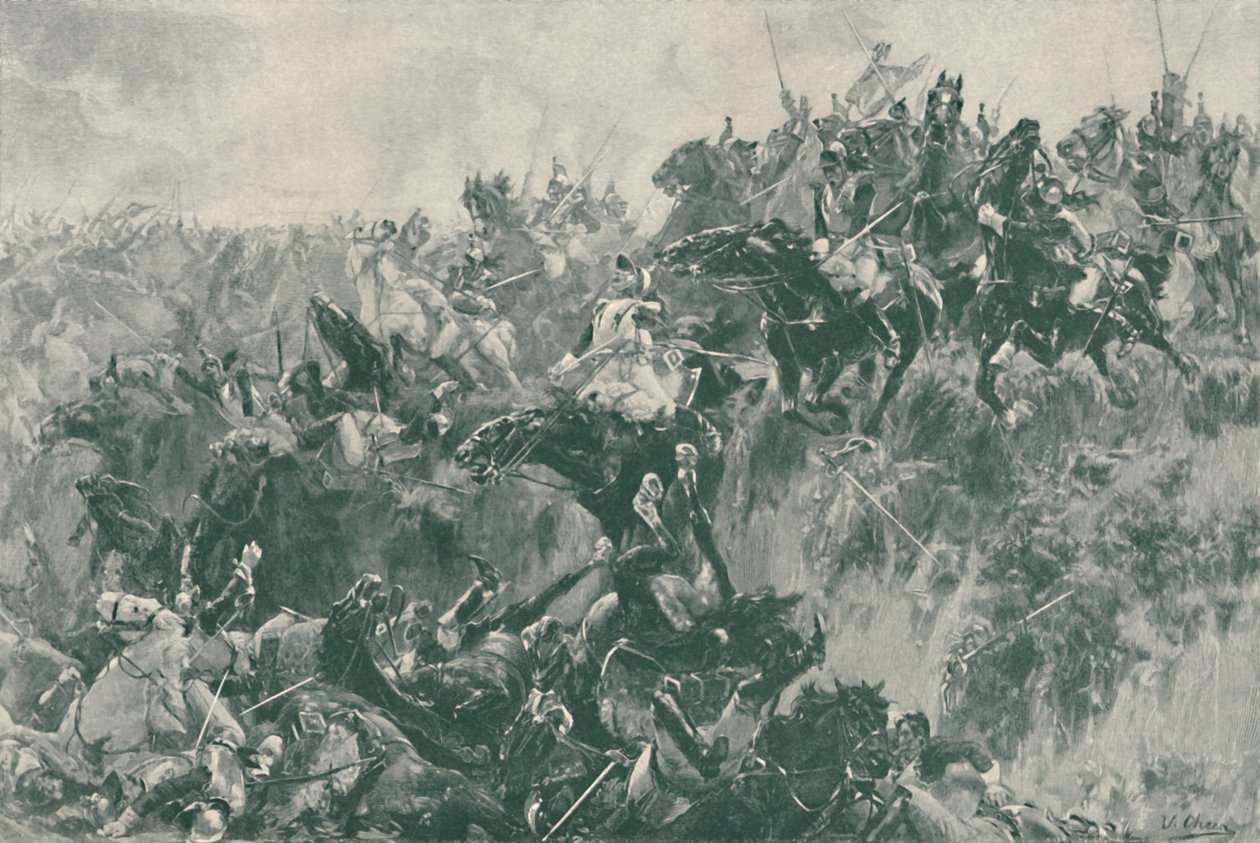 Waterloon rotko, 1815, 1896 tekijältä Unbekannt