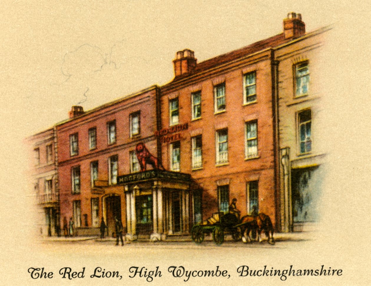 Punainen leijona, High Wycombe, Buckinghamshire, 1936. tekijältä Unbekannt