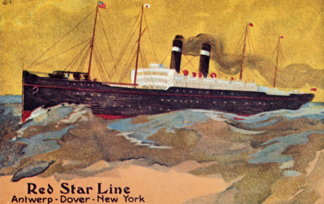 Red Star Line, c1900. tekijältä Unbekannt