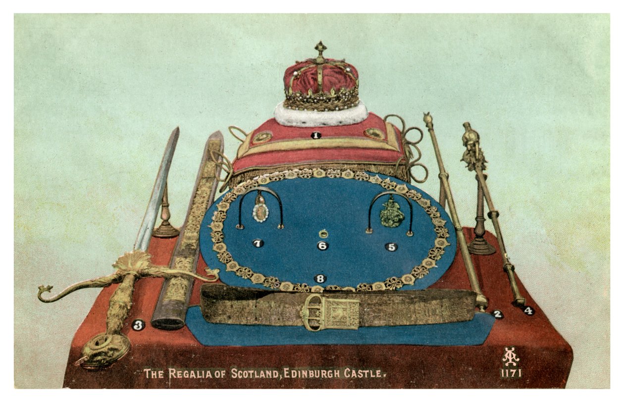 Skotlannin Regaliat, Edinburghin linna, 1800- tai 1900-luku tekijältä Unbekannt
