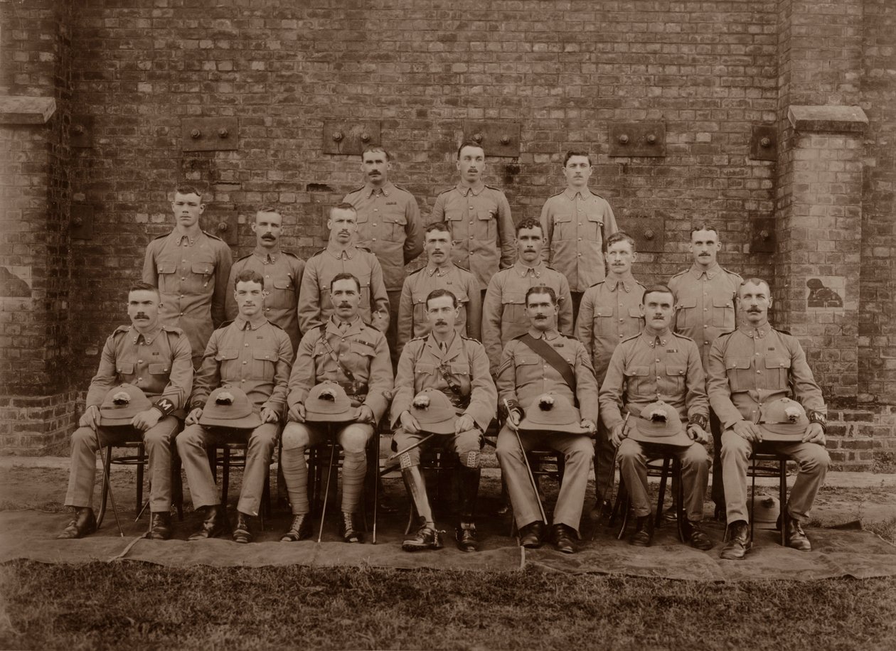 1. Royal Munster Fusiliersin rykmenttipoliisi, Rangoon, Burma, 1913 tekijältä Unbekannt