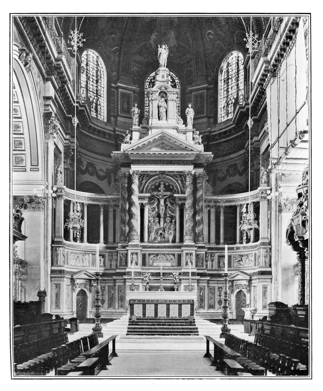 Reredos St Paulin katedraalissa, 1901 tekijältä Unbekannt