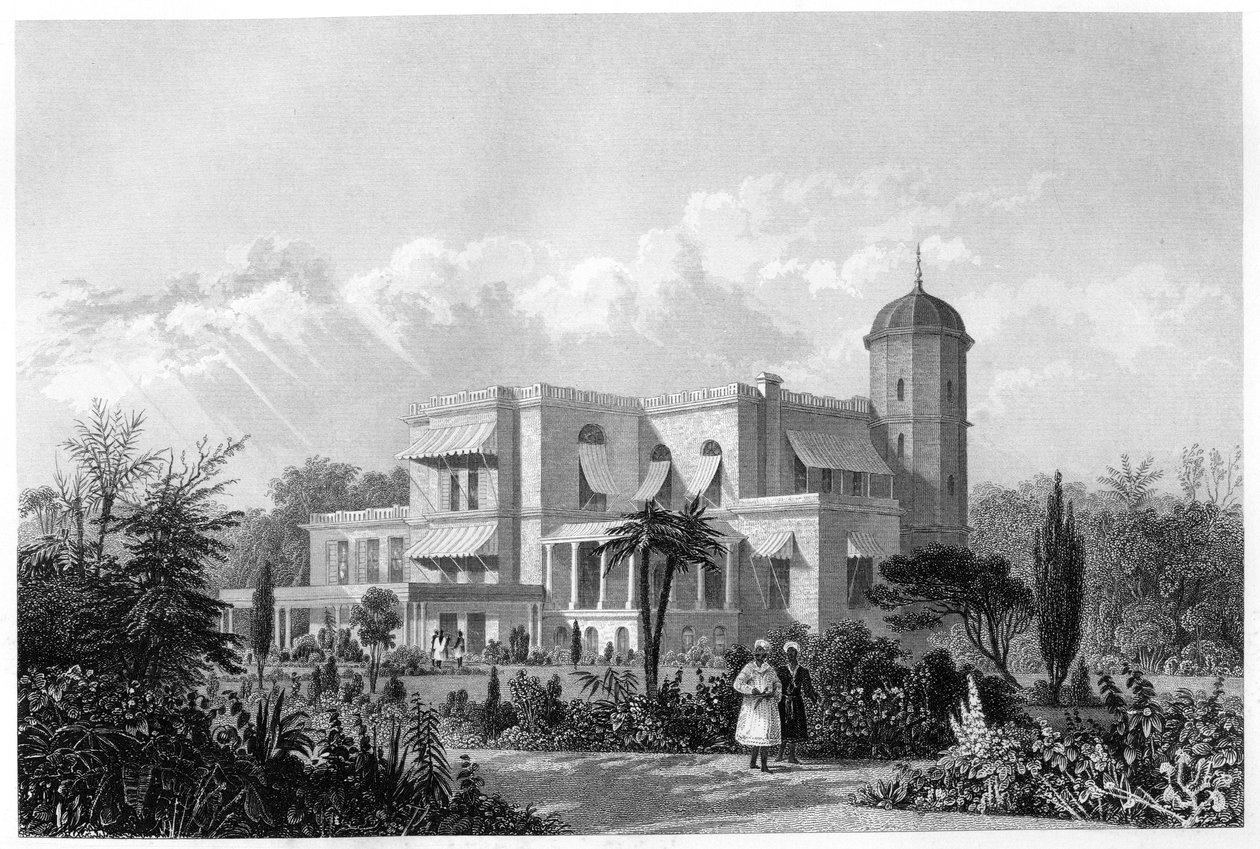 The Residency, Lucknow, Intia, 1860 tekijältä Unbekannt