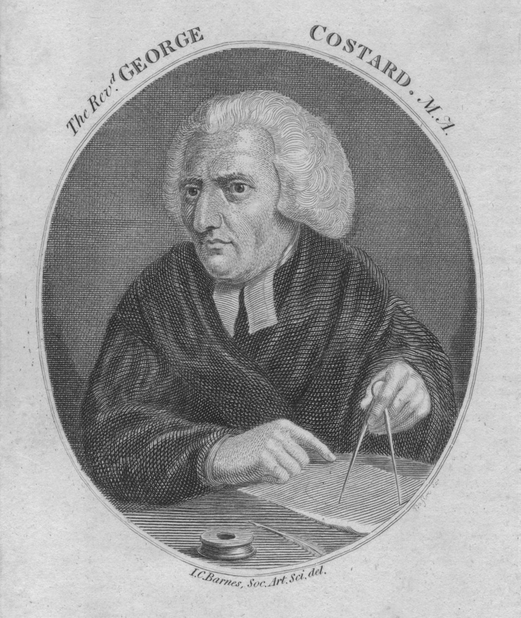 The Revd. George Costard. M.A., 1805. tekijältä Unbekannt