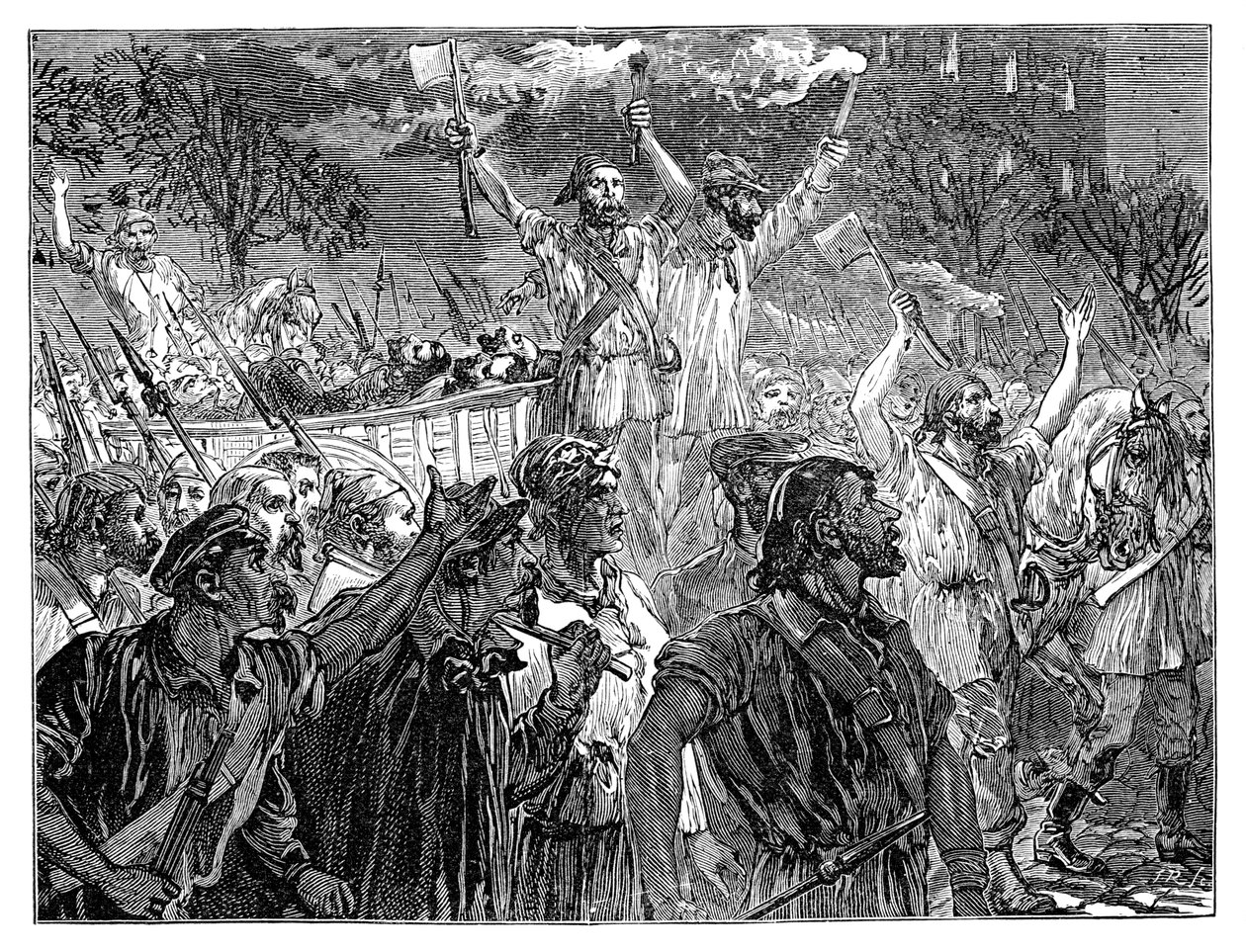 Vallankumous Pariisissa, 1800-luku, 1900 tekijältä Unbekannt