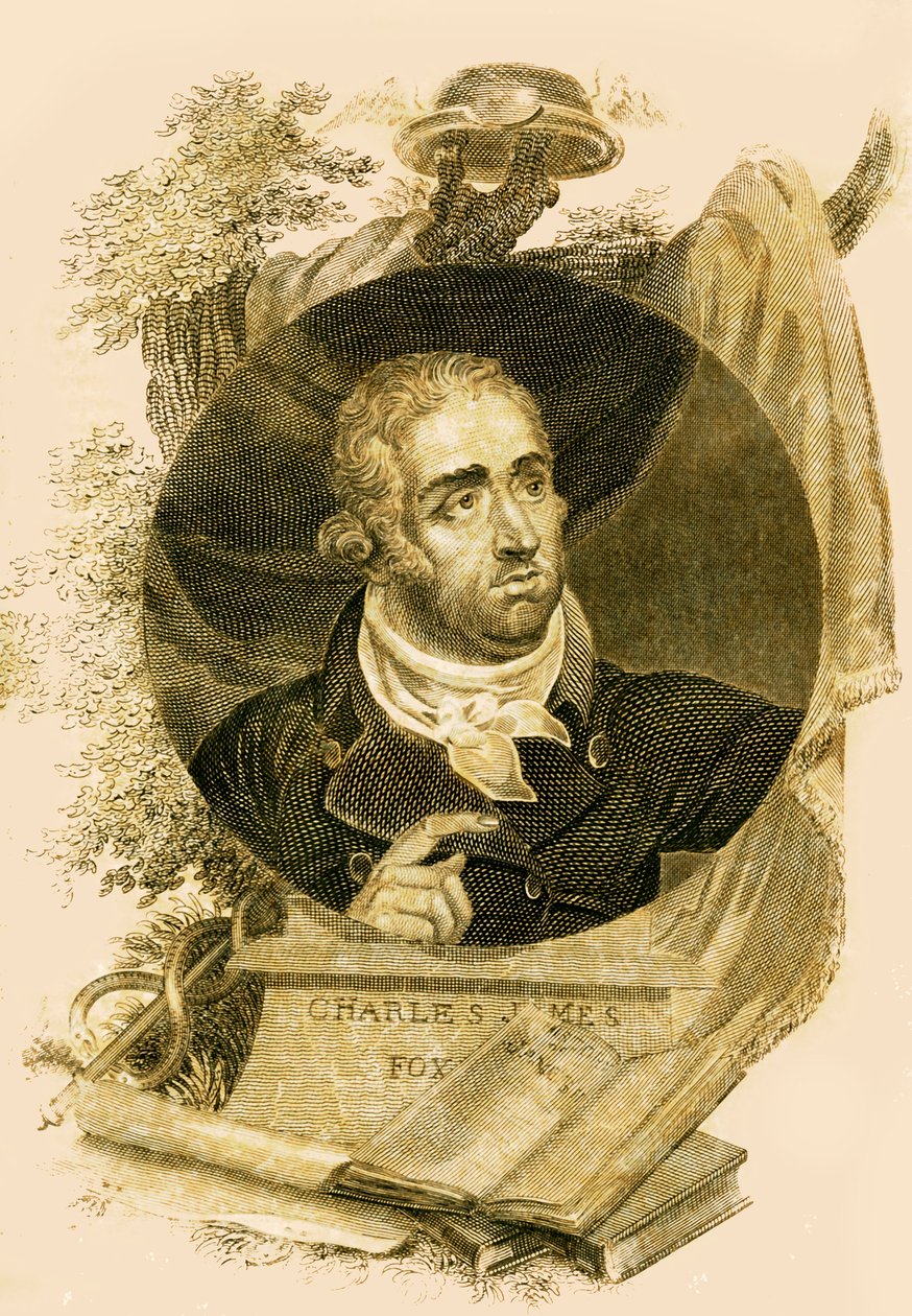 Oikea kunniallinen Charles James Fox, 1749-1806, 1816. tekijältä Unbekannt