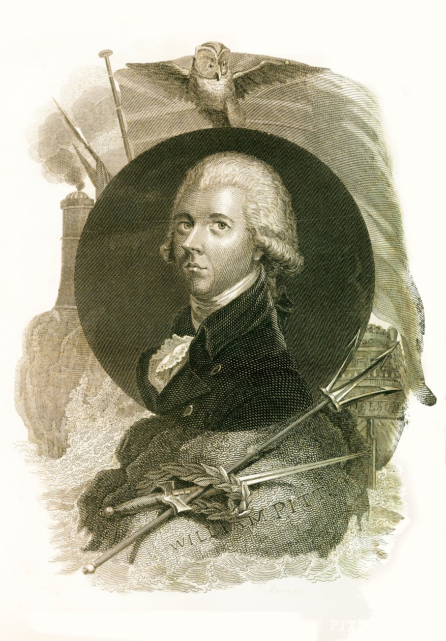 Oikea kunnia William Pitt, 1759-1806, 1816. tekijältä Unbekannt
