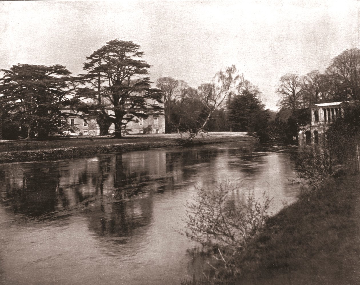 Nadder-joki, Wilton House, Wiltshire, 1894. tekijältä Unbekannt