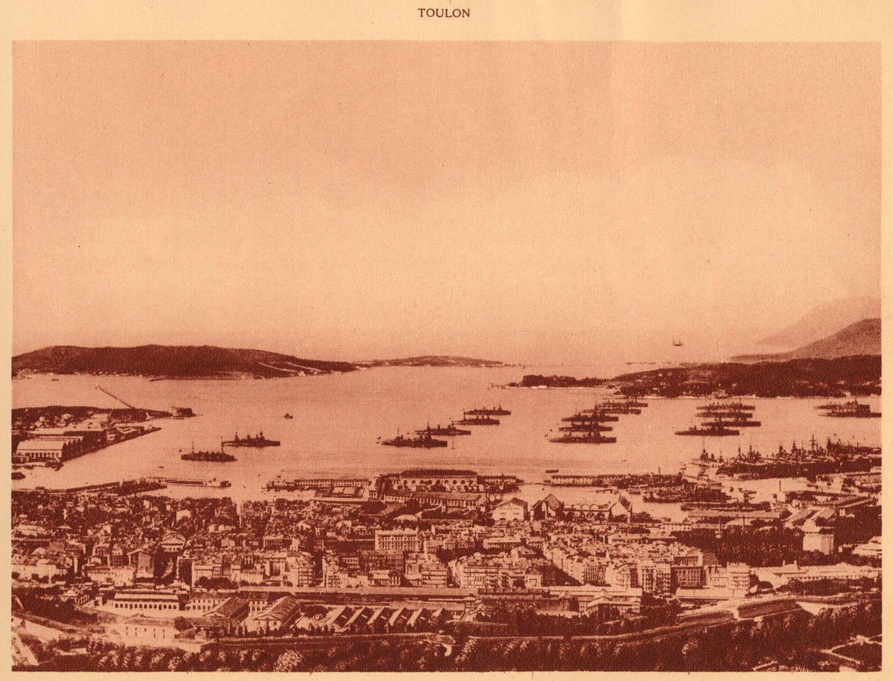 Roadstead, Toulon, 1930. tekijältä Unbekannt