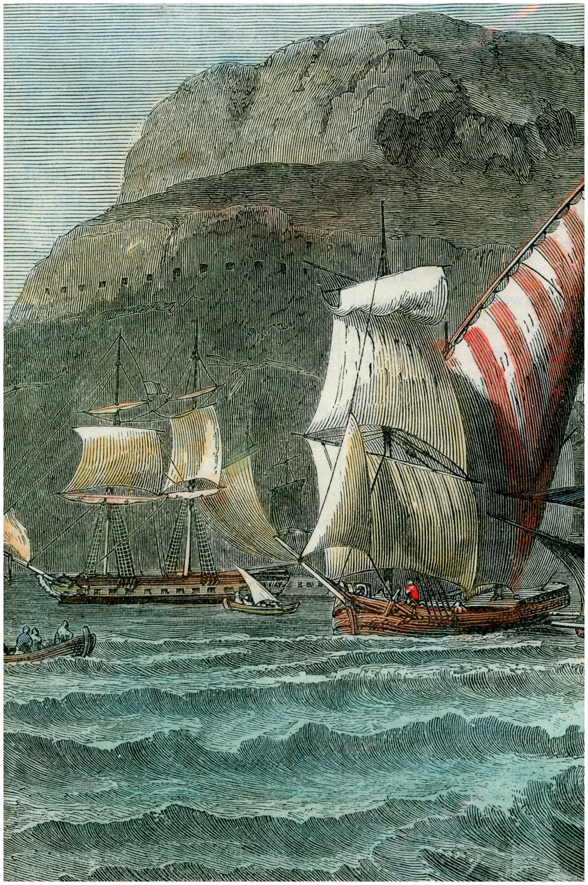 Gibraltarin kallio, 1880 tekijältä Unbekannt