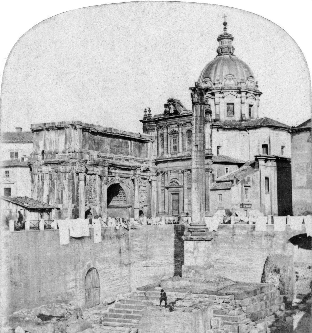 Forum Romanum, Rooma, Italia, 1900-luvun alku tekijältä Unbekannt