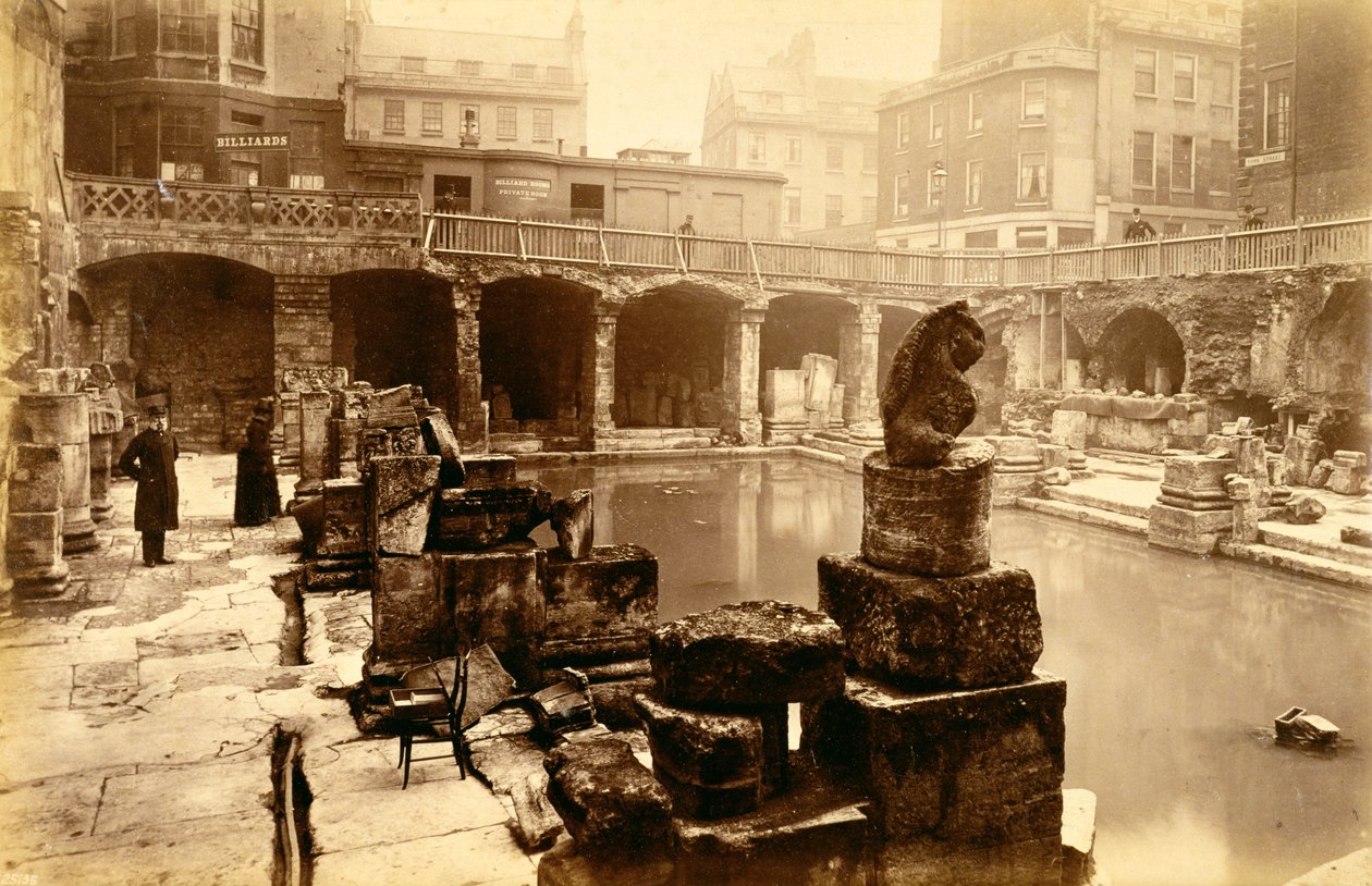 Roomalaiset kylpylät, Bath, 1800-luku tekijältä Unbekannt