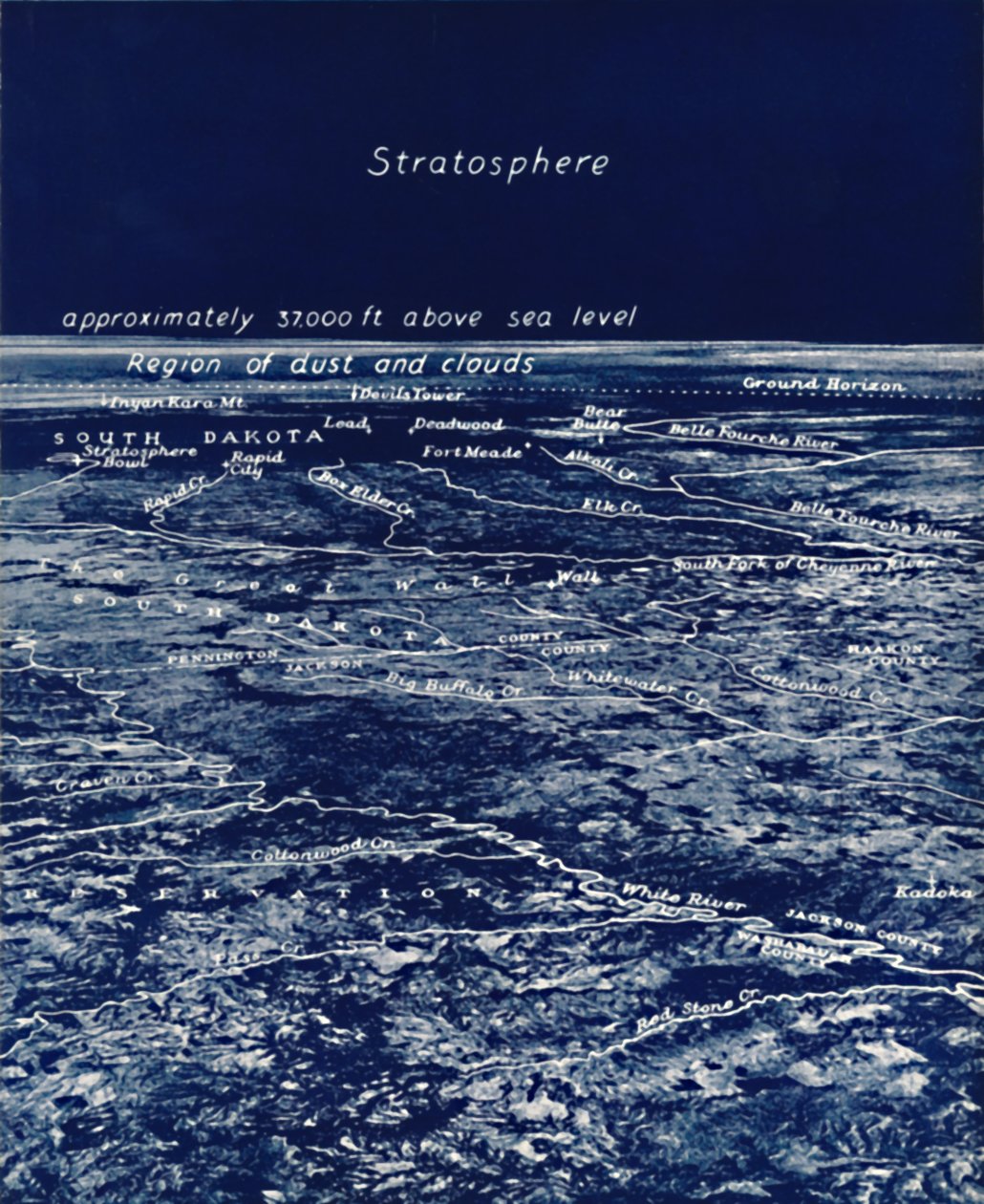Maan pyörimiskyky stratosfääristä, 1935 tekijältä Unbekannt