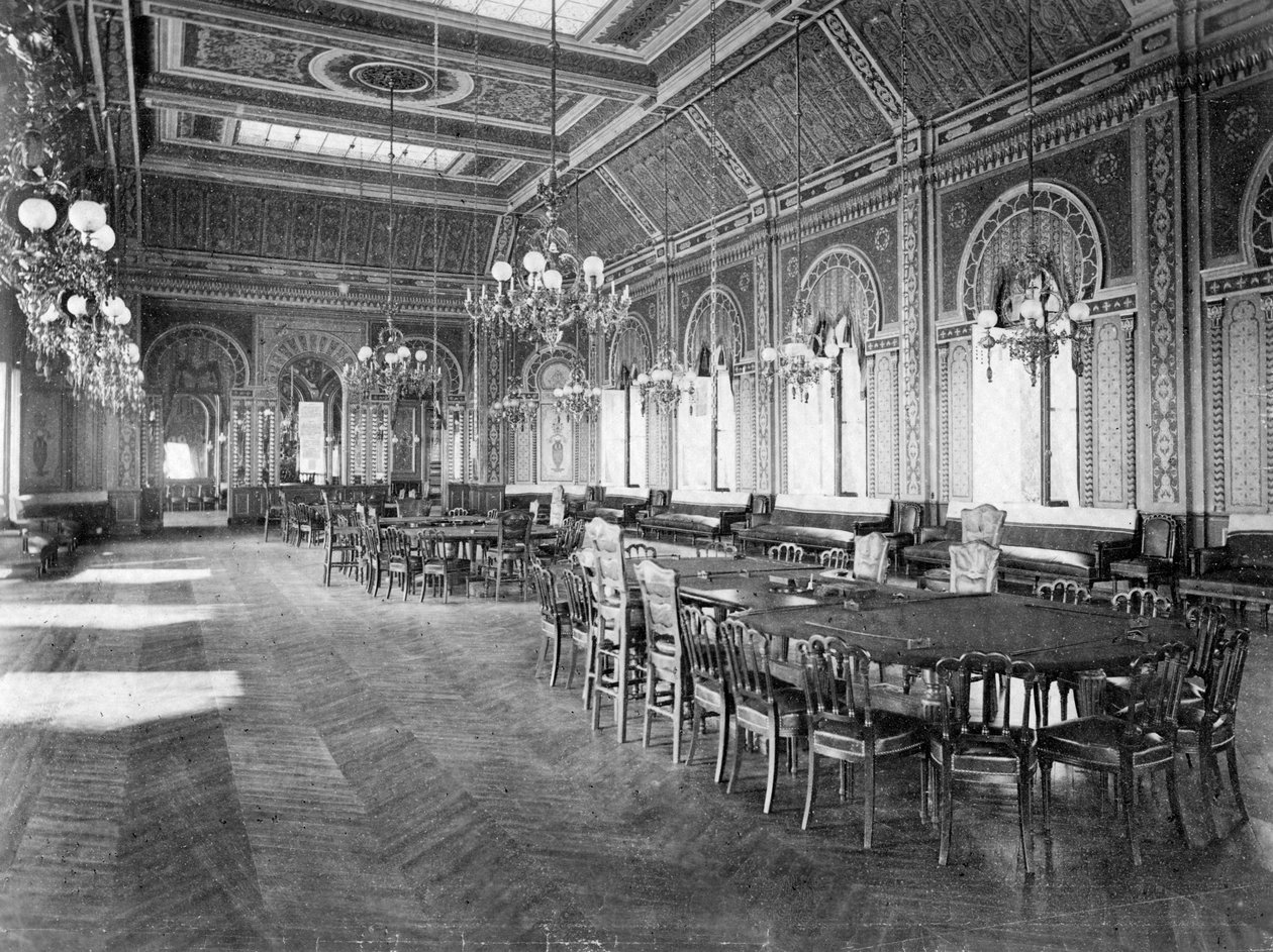 The Roulette Saloon, Monte Carlo, Monaco, n. 1910-luku tekijältä Unbekannt