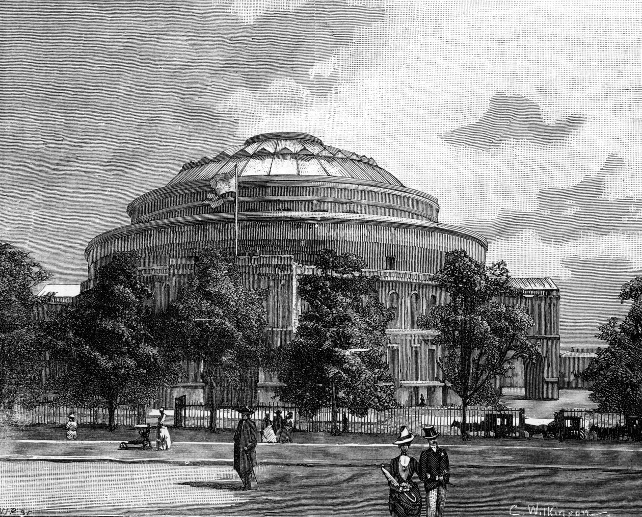 Royal Albert Hall, Kensington, Lontoo, 1900 tekijältä Unbekannt