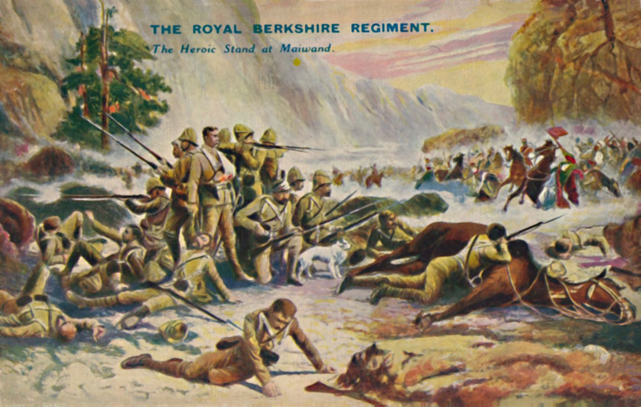 Kuninkaallinen Berkshiren rykmentti. Sankarillinen asema Maiwandissa, 1880, 1939 tekijältä Unbekannt