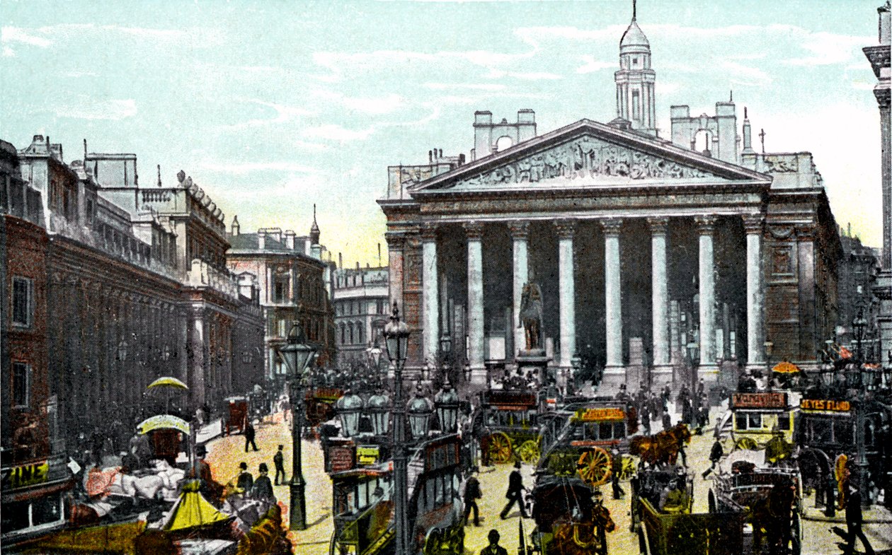 Royal Exchange, Lontoo, 1900-luku tekijältä Unbekannt