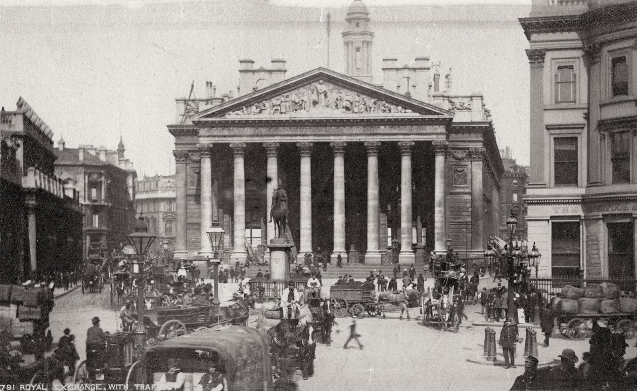 Royal Exchange, Lontoo, 1800-luvun loppu tai 1900-luvun alku tekijältä Unbekannt