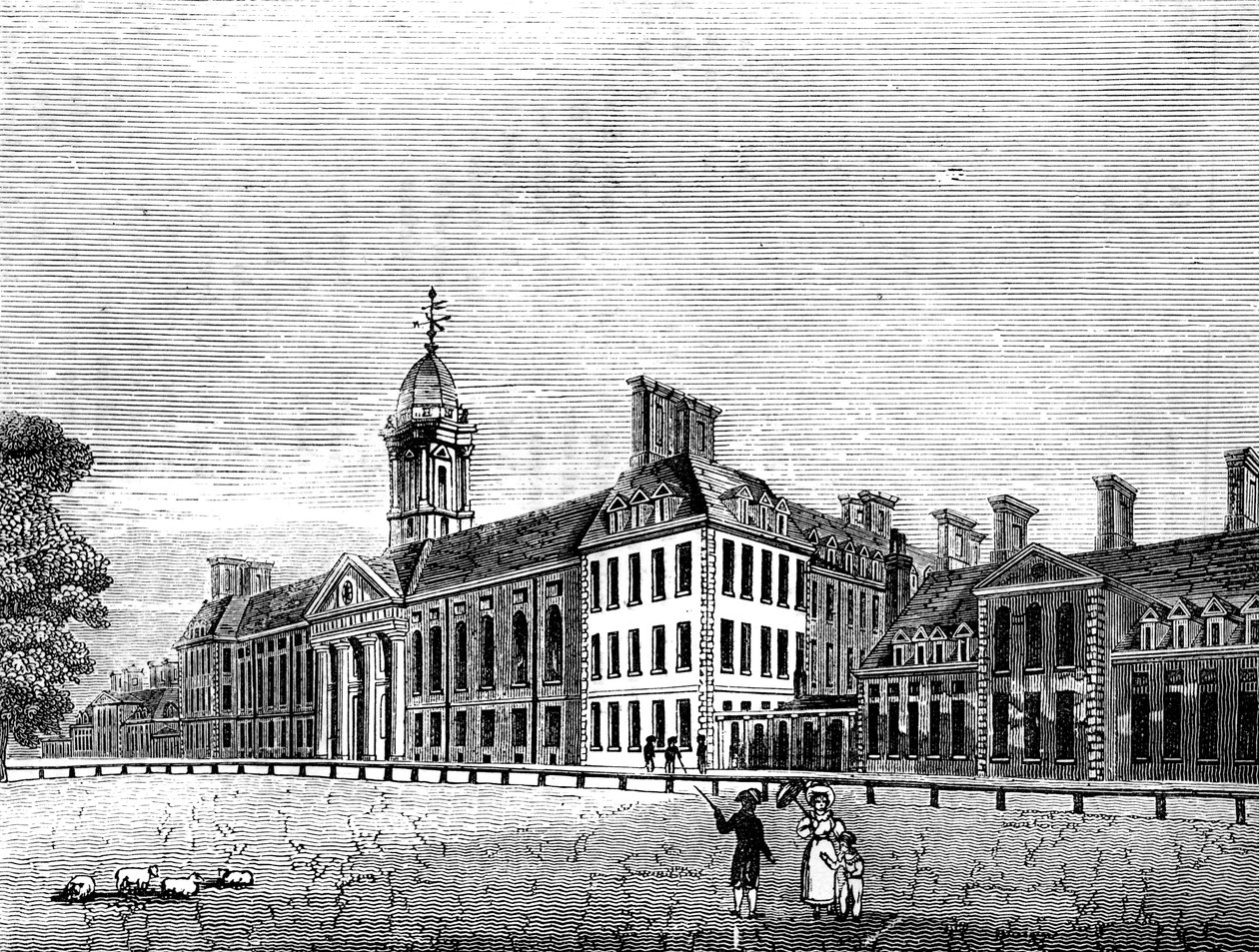 Royal Hospital, Chelsea, Lontoo, 1800-luku tekijältä Unbekannt