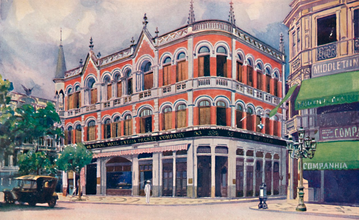 The Royal Mail Steam Packet Companyn toimistot, Avenida Rio Branco., 1914 tekijältä Unbekannt