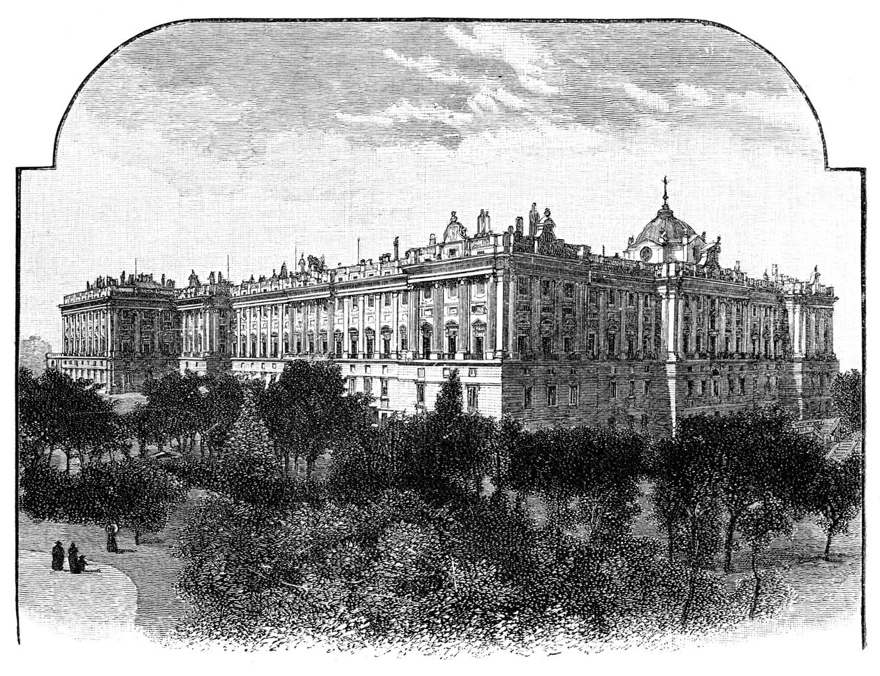 Kuninkaallinen palatsi, Madrid, Espanja, 1900 tekijältä Unbekannt