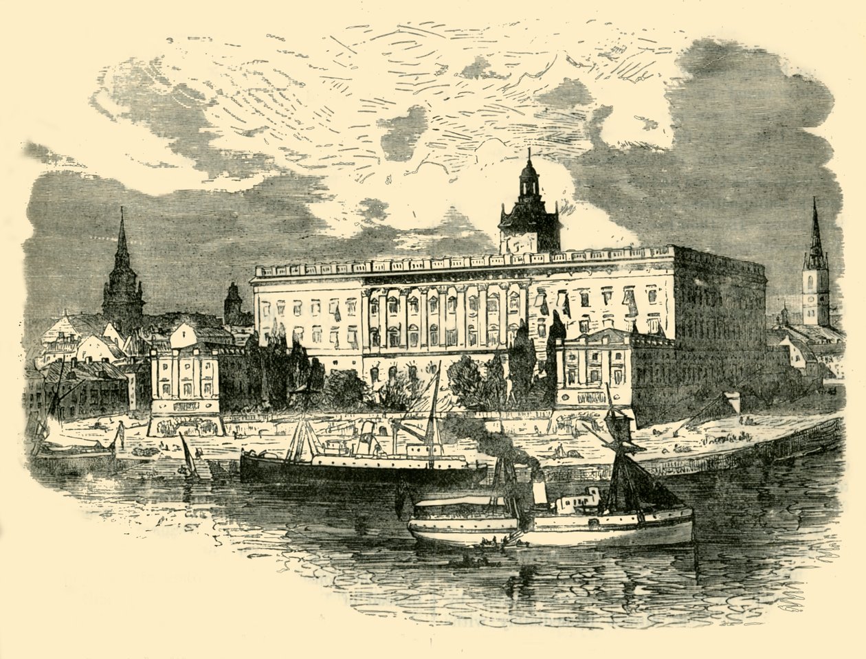 Kuninkaanlinna, Tukholma, 1890. tekijältä Unbekannt