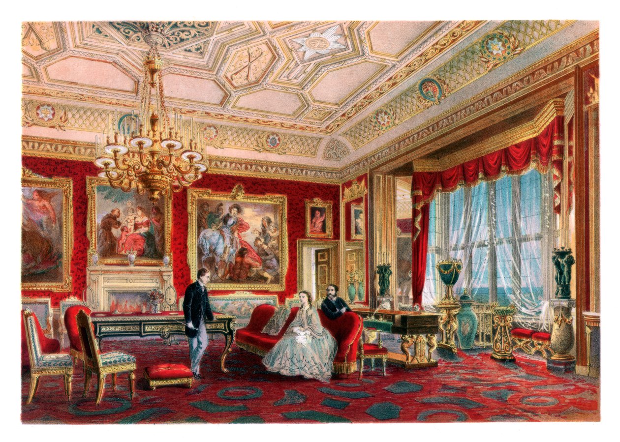 Rubens-huone, Windsorin linna. c1850-1910 tekijältä Unbekannt
